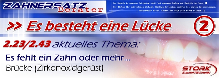 Es besteht eine Lücke